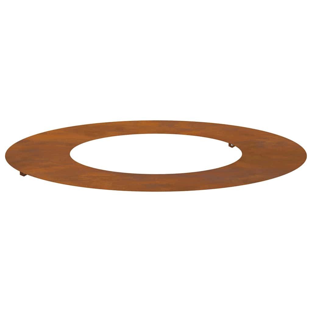 vidaXL Blumentopf Flacher Baumring Braun Ø40 günstig online kaufen