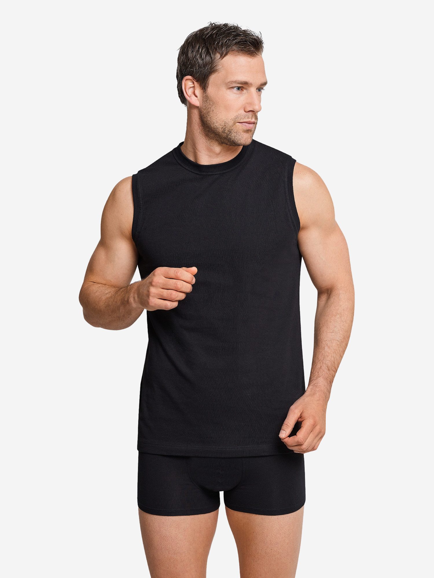 Schiesser Unterhemd Shirt 0/0 - American T-Shirt (2-St) unterhemd unterzieh günstig online kaufen