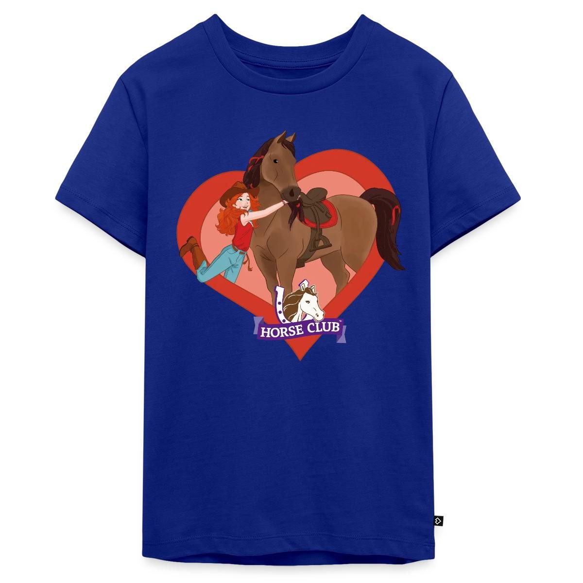 T-Shirt Schleich Horse Club Hannah & Cayenne Herzmotiv Teenager Premium T-Shir