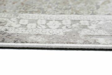 Wollteppich Wollteppich Wohnzimmerteppich mit orientalischem Muster in creme beige, Teppich-Traum, rechteckig, Höhe: 7 mm, Wollteppich