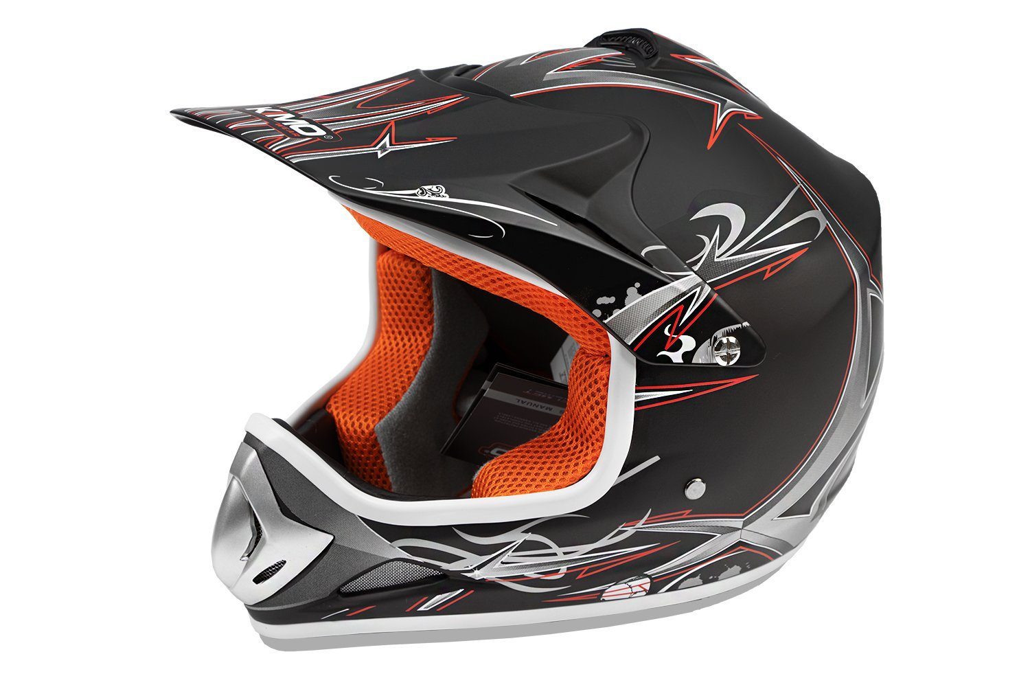 Nitro Motors Bike Cross Helm Matt & Glänzend Kinder Motorrad Crosshelm Kinderhelm (1-tlg)