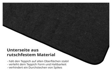 Teppich DTB-1620 Drum Teppich - Schlagzeugteppich - 160 x 200 cm, Stagecaptain, Rechteckig, Dicht gewebte Oberfläche - Rutschfeste Unterseite