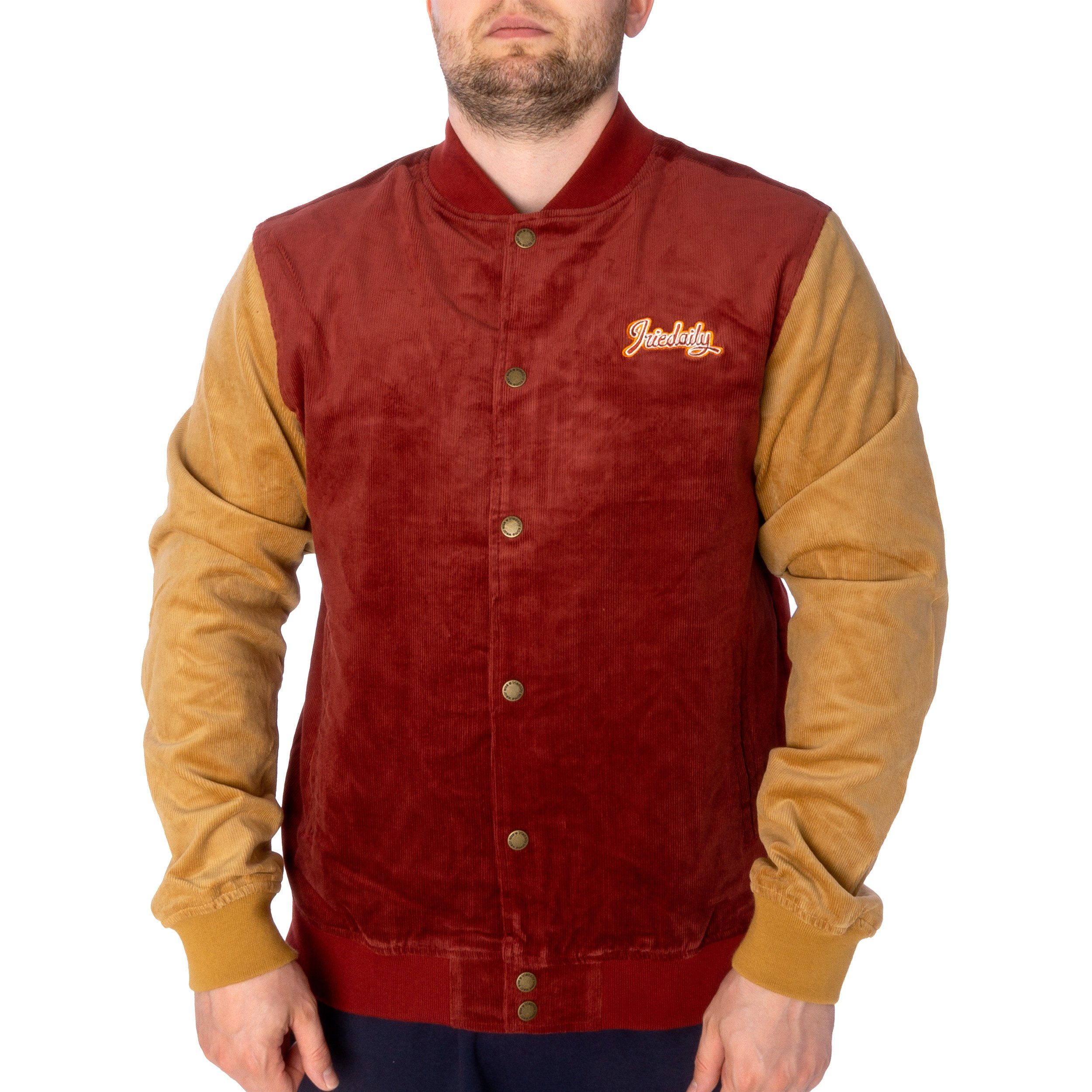 iriedaily Iriedaily Corvin maroon College Jacke Collegejacke