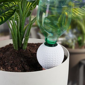relaxdays Bewässerungssystem Tonkegel Golfball 4er Set