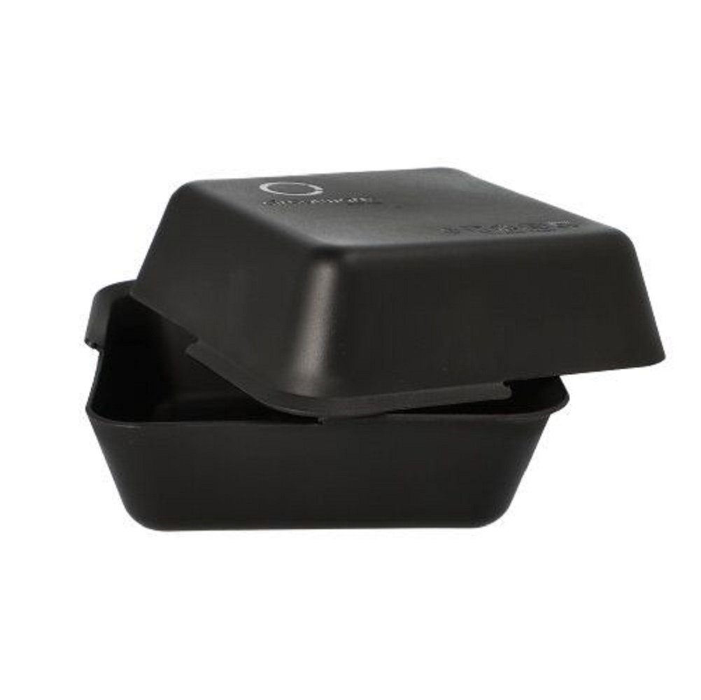 PAPSTAR Lunchbox 36 Mehrweg-Foodboxen 15,6x15,6cm schwarz, Polypropylen