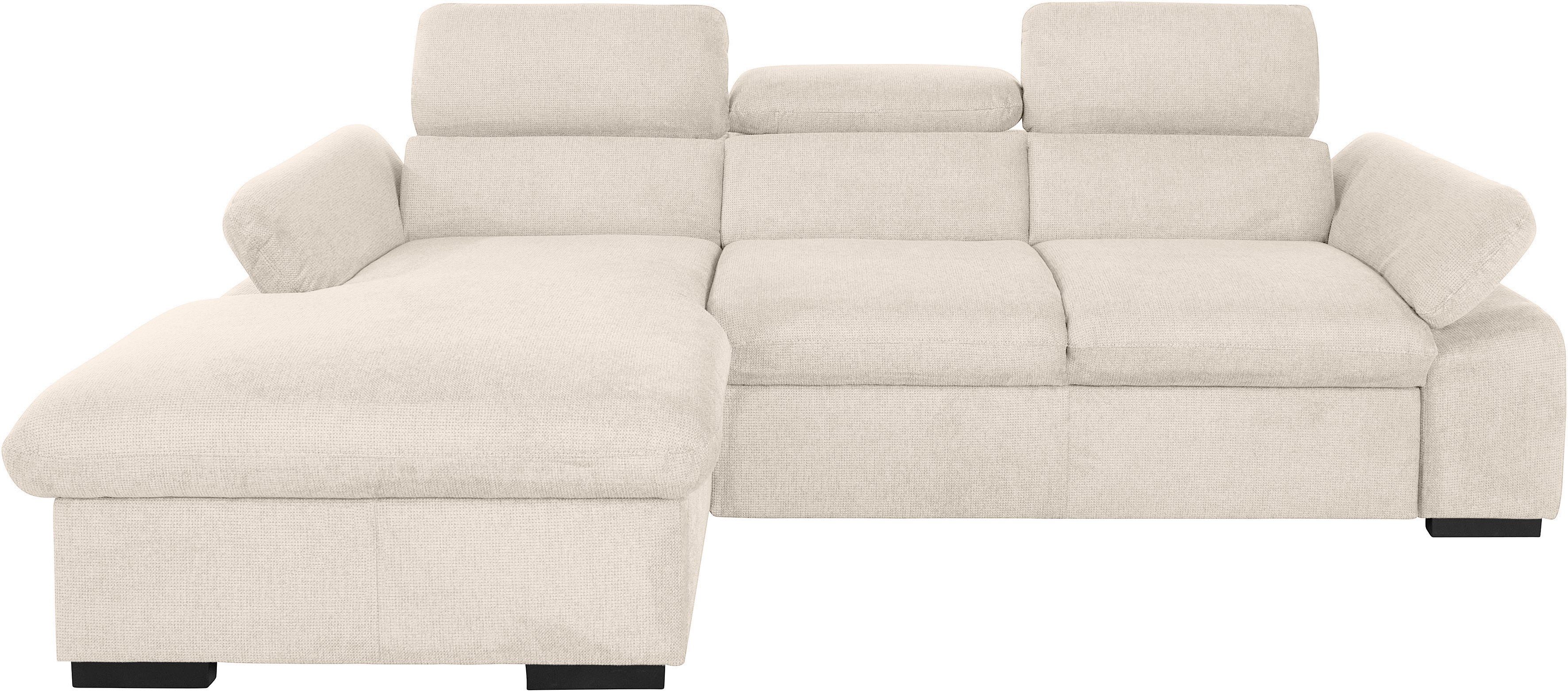 COTTA Ecksofa "Lola L-Form mit Kopfteilfunktion & Hocker", (Set, mit Hocker günstig online kaufen