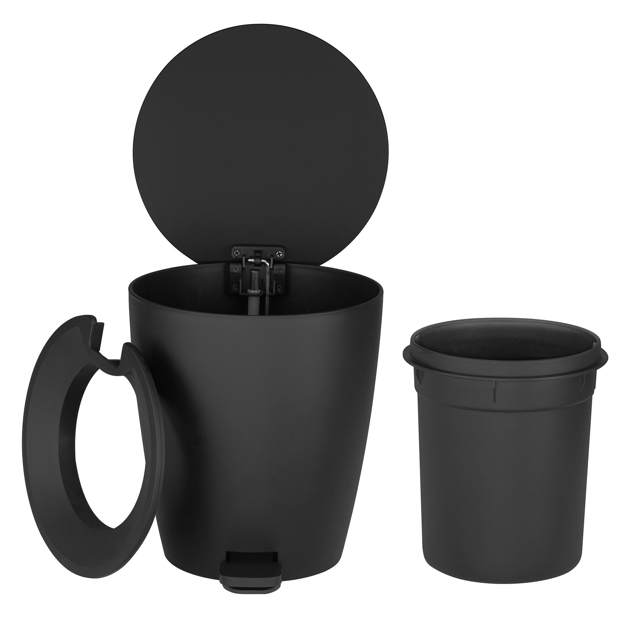 blomus Mülleimer -AVA- Treteimer, Abfalleimer: minimalistischer Design-Eimer, Eleganter Treteimer, 3L Volumen, Hygienisch & formschön