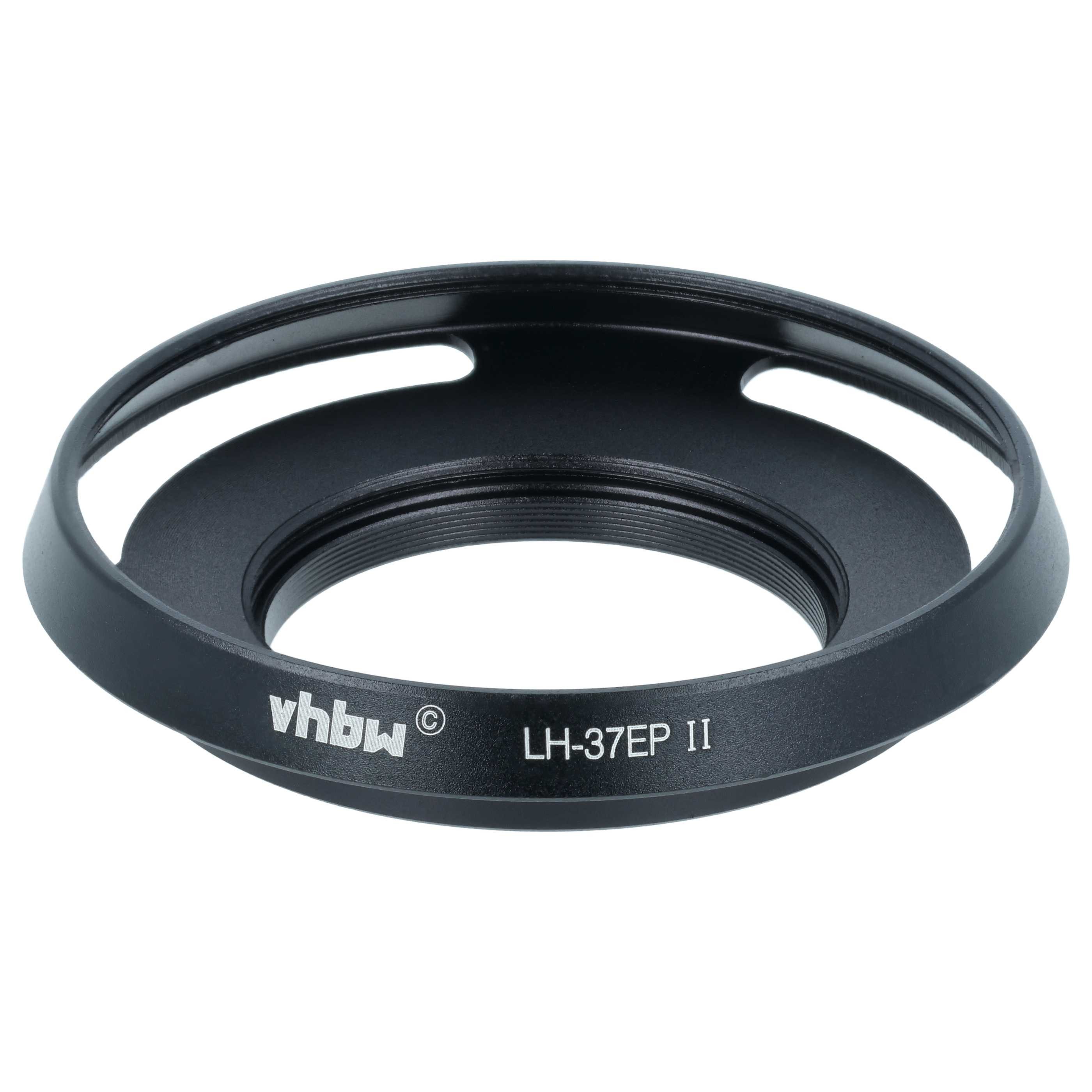 vhbw vhbw Gegenlichtblende kompatibel mit Olympus M.Zuiko Digital 17 mm F2. Objektivzubehör (Sonnenlichtblende für Objektive mit 37mm Innengewindedurchmesser)