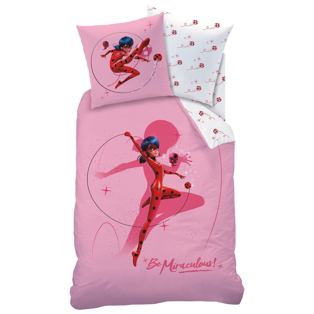 Familando Kinderbettwäsche Miraculous Ladybug 135x200 80x80 cm 100% Baumwol günstig online kaufen