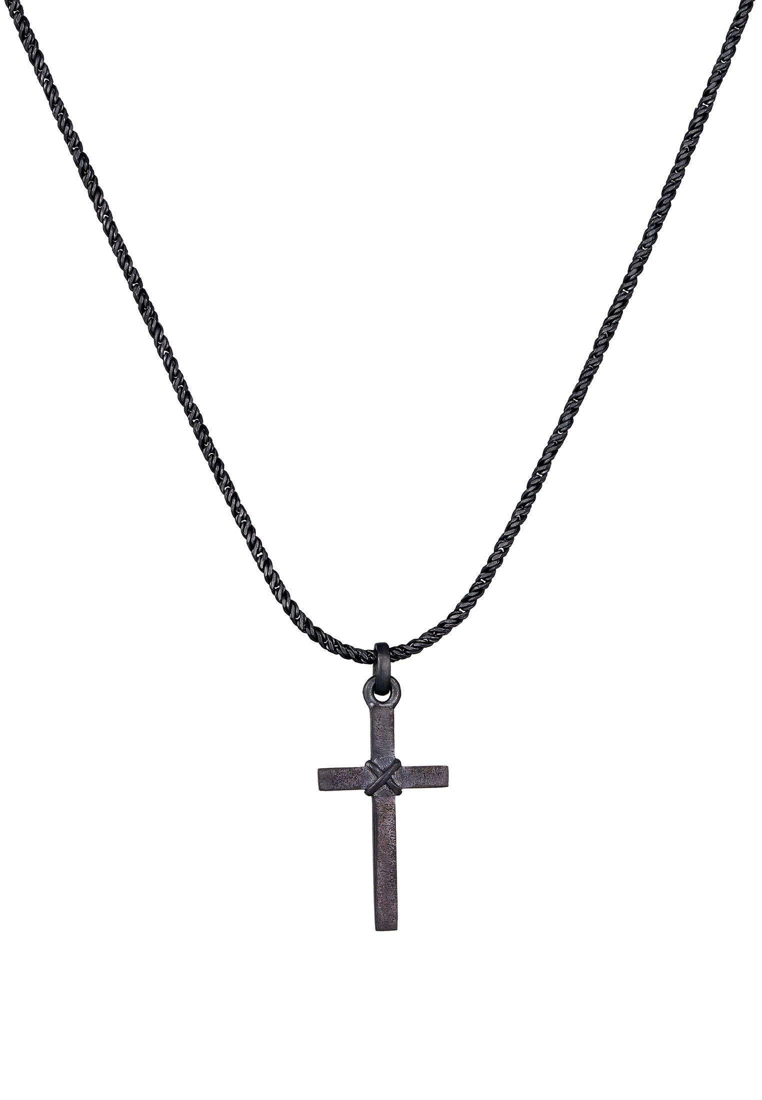 Kuzzoi Kette mit Anhänger Herren Kreuz günstig online kaufen