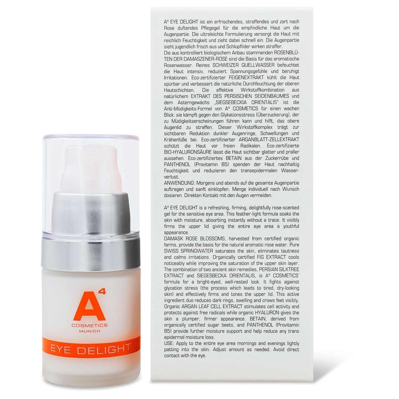 A4 Cosmetics Augencreme Eye Delight, Alle Hauttypen