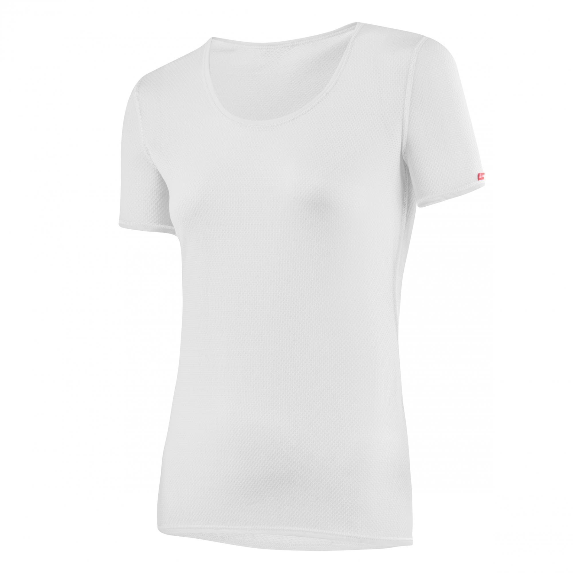 Damen Löffler Shirt Löffler Langarmbluse Transtex White W Kurzarm-Shirt Light