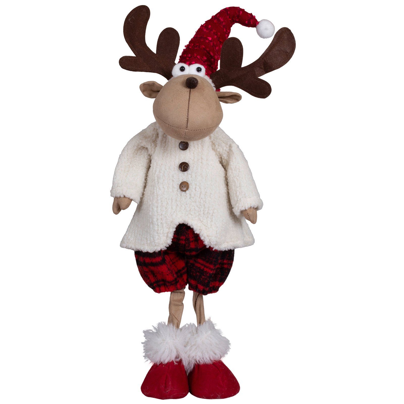 Christmas Paradise Weihnachtsfigur Elch 57cm (72cm) XL Rentier (Deko Figur, günstig online kaufen
