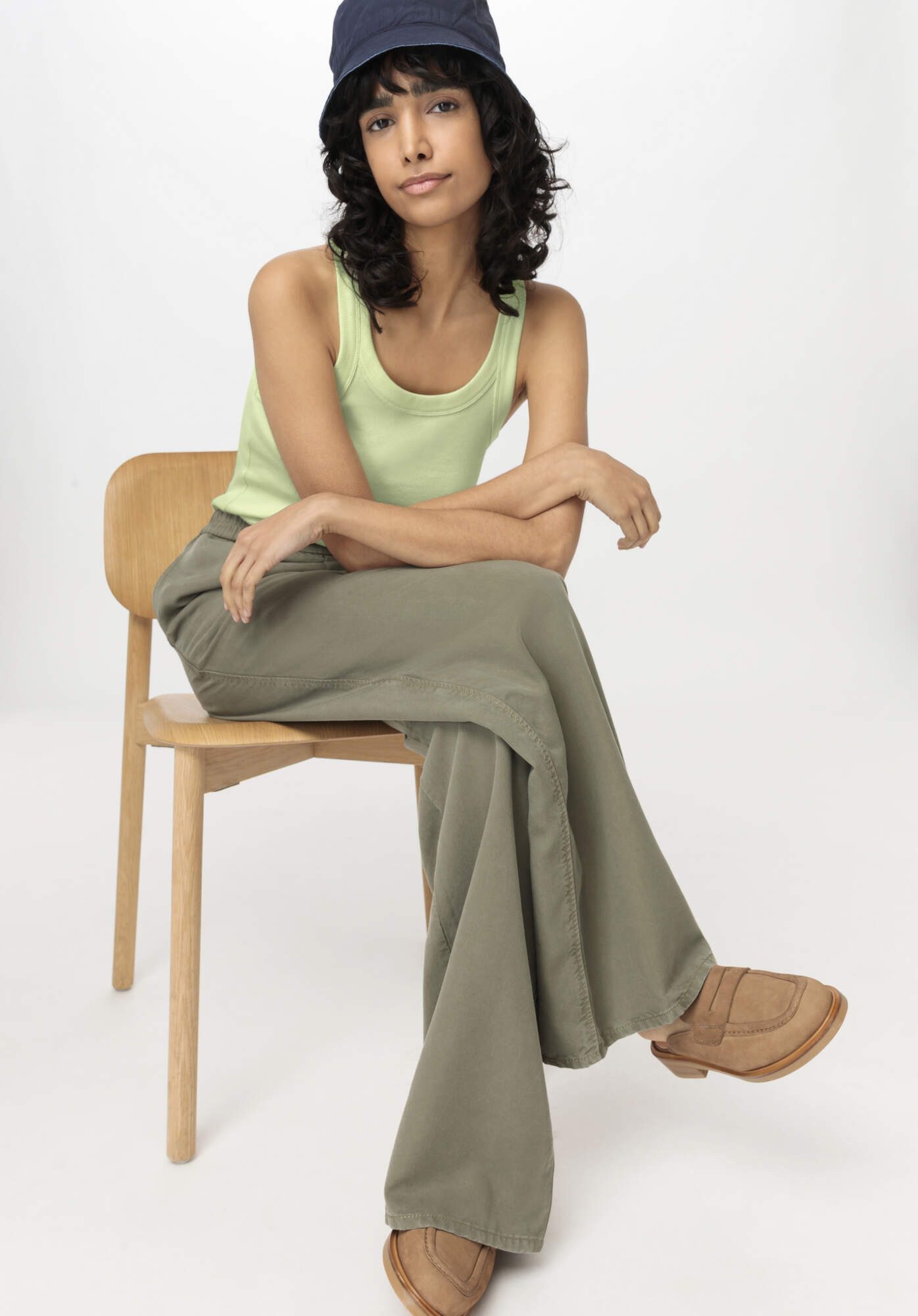 Hessnatur Shirttop Rib Slim aus Bio-Baumwolle (1-tlg)