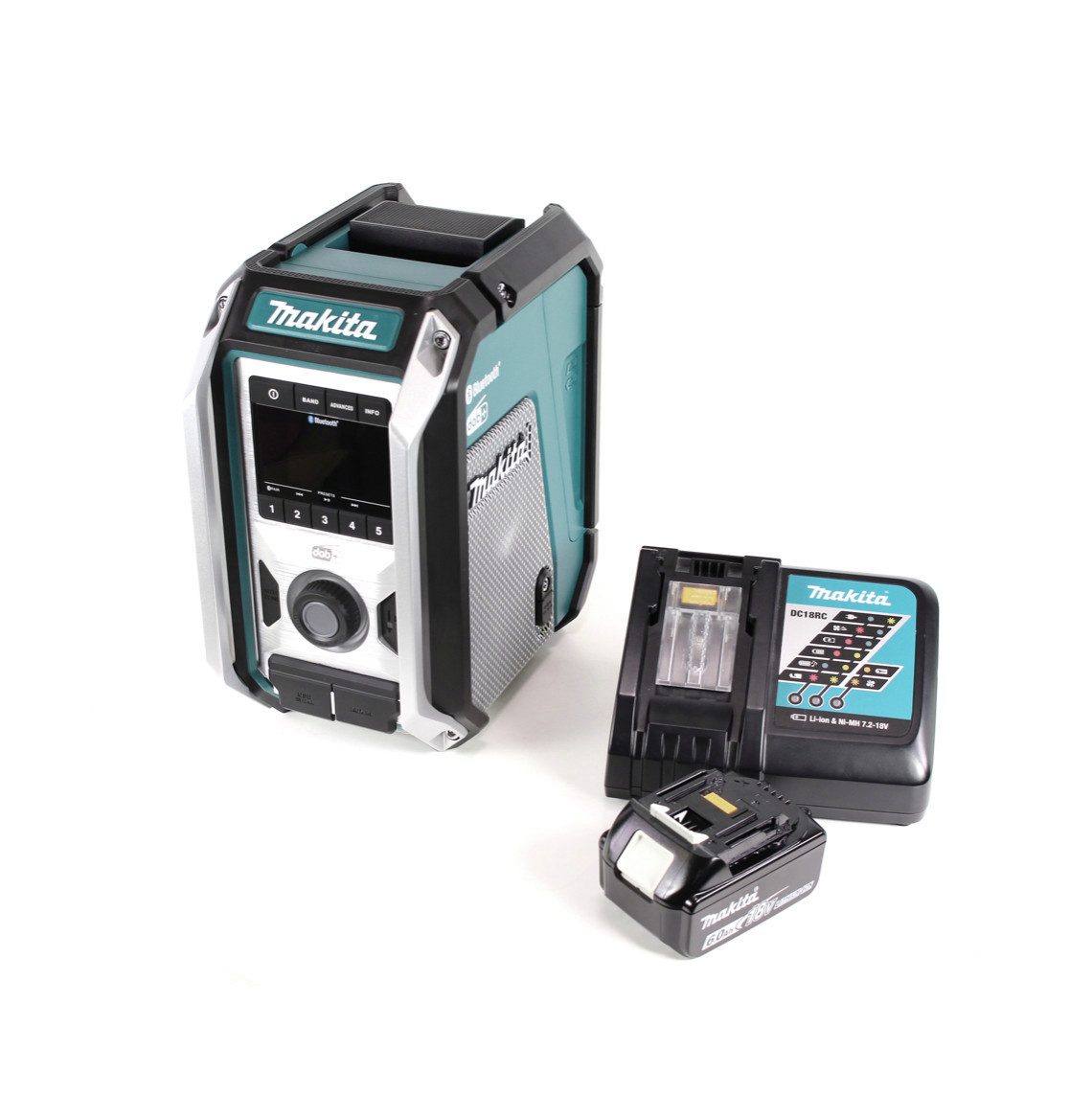 Makita DMR 115 RG1 Akku Baustellenradio 12V Baustellenradio