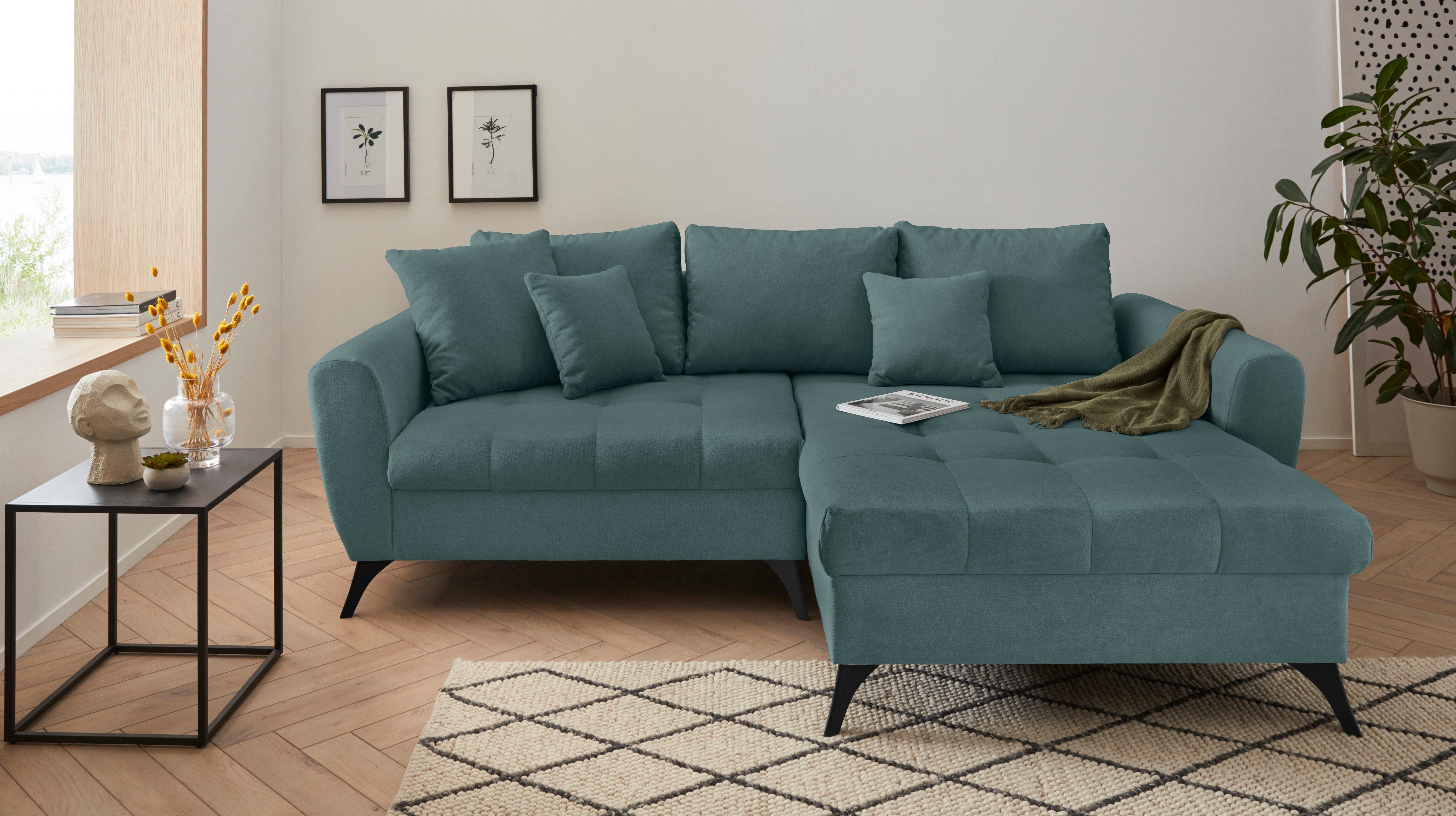 Willkommen in unserem Online-Shop! INOSIGN Ecksofa auch pro mit 140kg Belastbarkeit Aqua Lörby, bis Sitzplatz, clean-Bezug