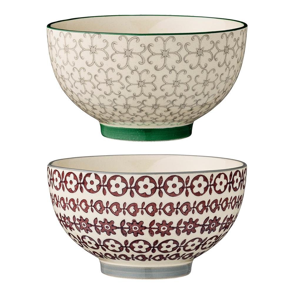 Bloomingville Schale »Karine«, 2er Set, 600 ml, aus Keramik, Müslischale,  Müslischüssel, Suppenschüssel, dänisches Design online kaufen | OTTO