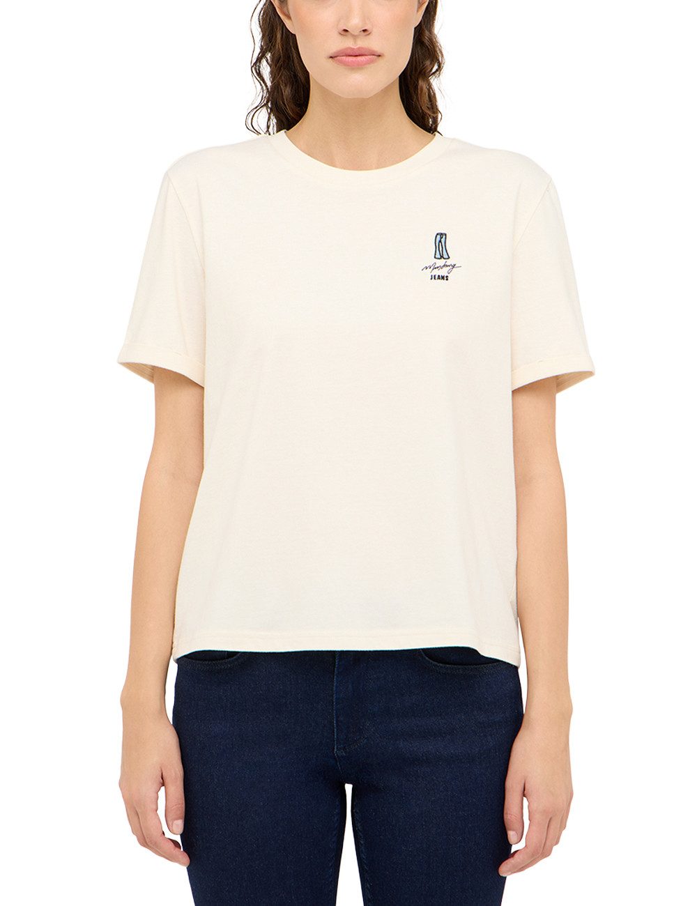 MUSTANG Kurzarmshirt Damen Style Monroe