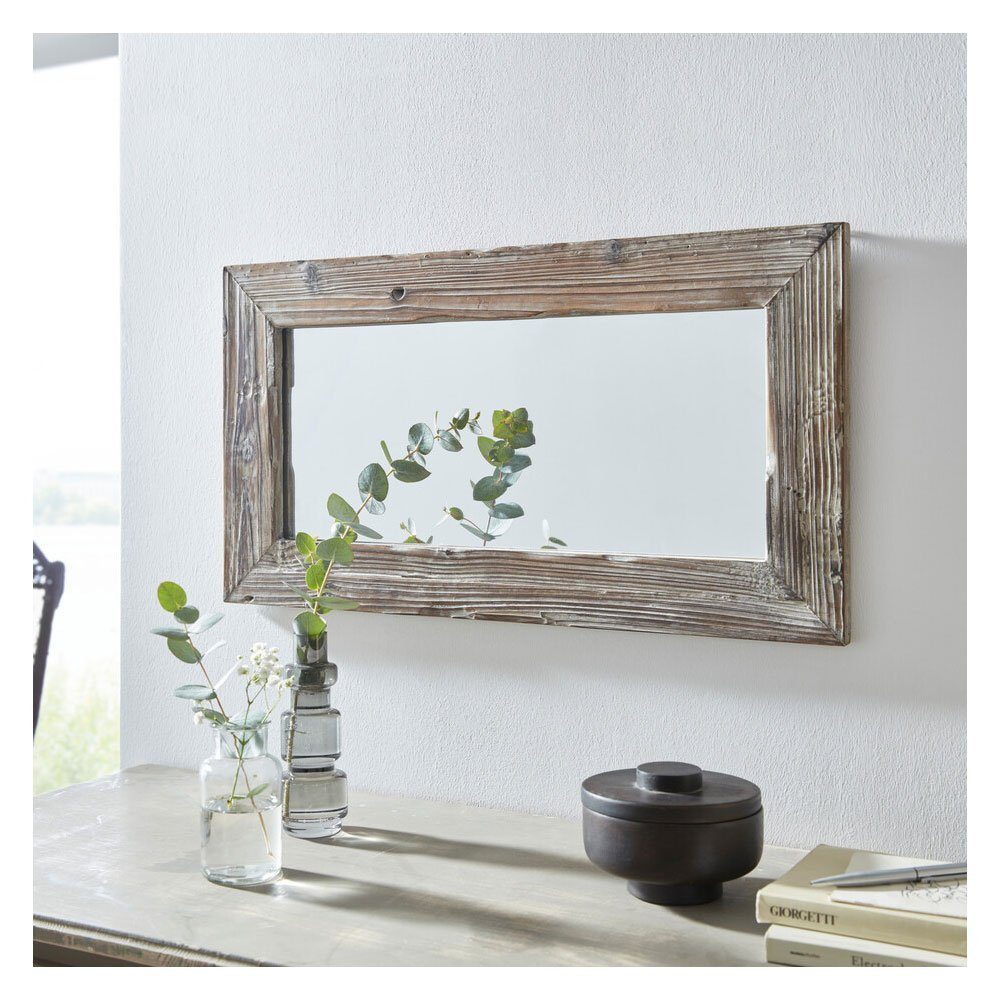 Home-trends24.de Spiegel Wandspiegel shabby chic Hängespiegel Wanddeko Holz günstig online kaufen