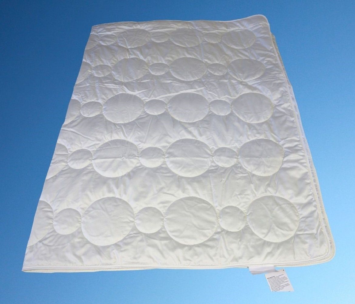 Naturhaarbettdecke, Feinstes Wildseiden Sommerbett Sommerdecke 135x200 cm 500 g 100%, Sympathica, Füllung: 100% feine Tussah-Seide