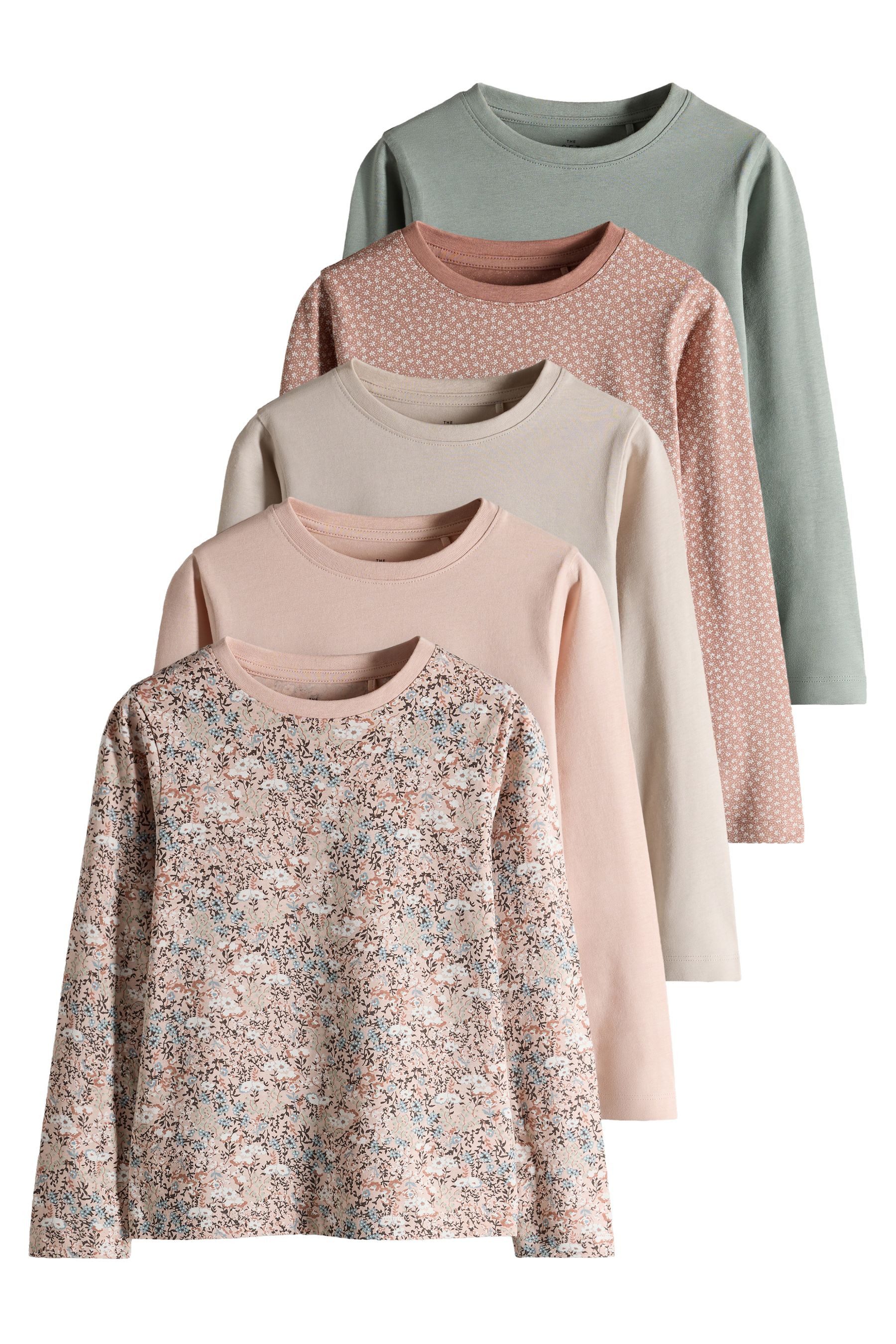 The Set T-Shirt The Set T-Shirts aus gerippte Jersey, 5er-Pack (5-tlg)