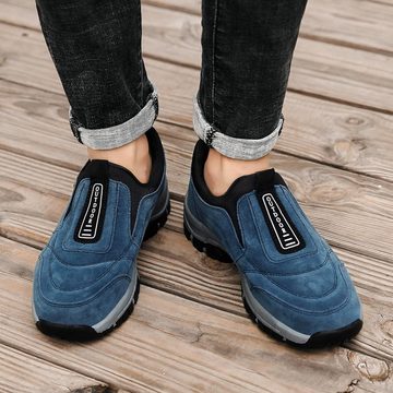 UE Stock Herren Outdoor Schuhe Slip On Loafers Freizeitschuhe Gr. 44 Blau Loafer für ein angenehmes Tragegefühl