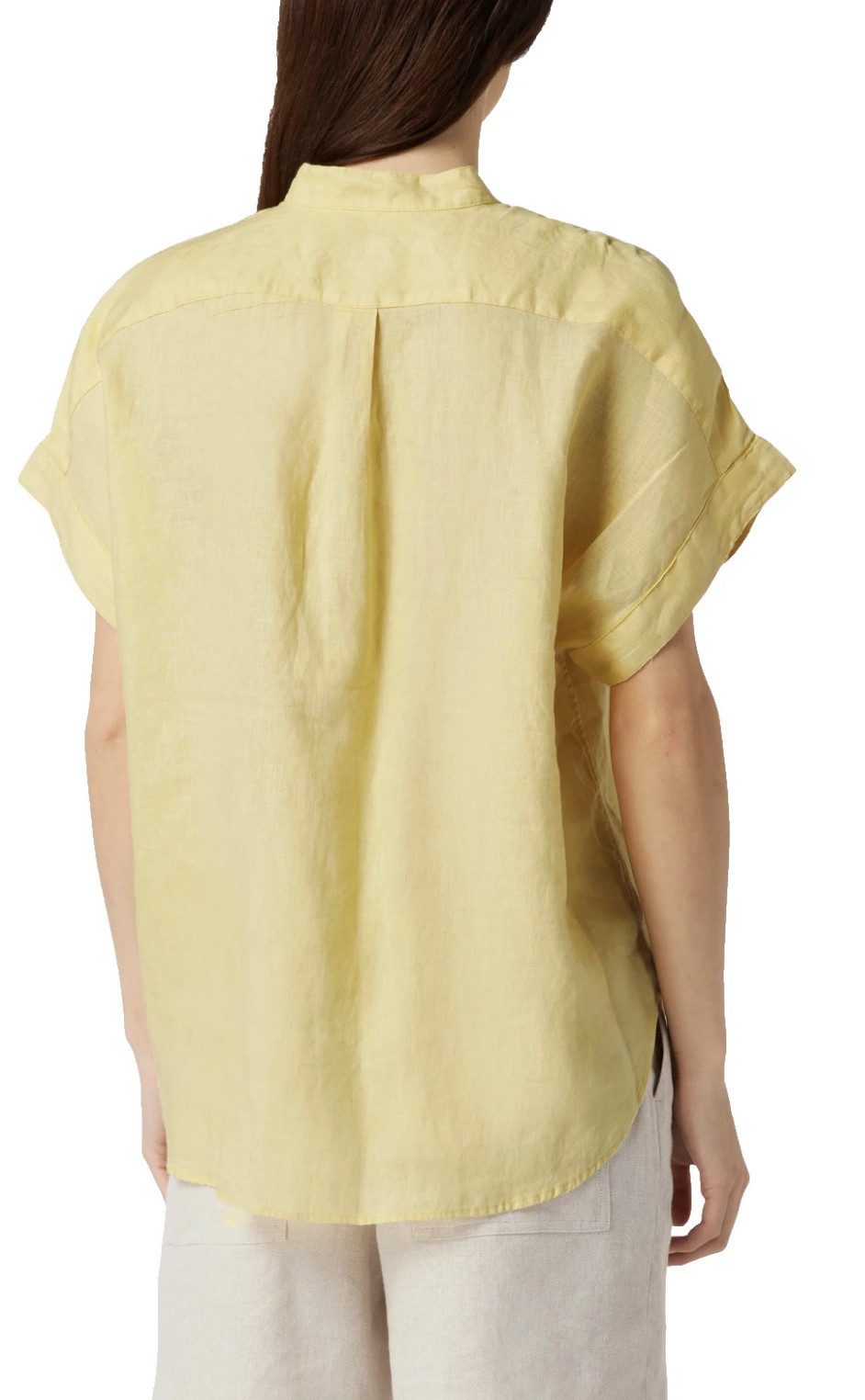 Polo Ralph Lauren Leinenhemd Leinen-Bluse Hemd Relaxed Fit Dolman-Ärmel mit angenähten Bündchen