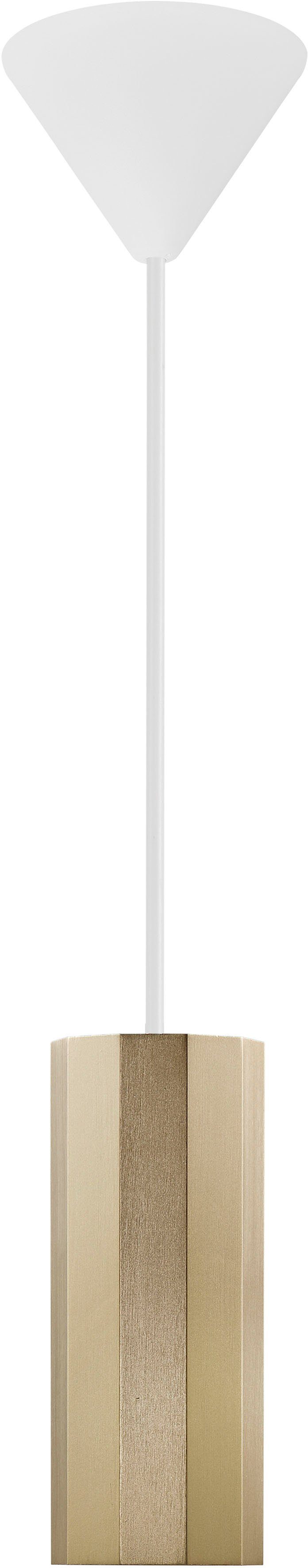 Nordlux Pendelleuchte Alanis, ohne Leuchtmittel, matt-schwarz Minimalistisches 10-seitiges Design, Profil