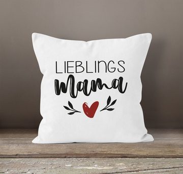 SpecialMe Dekokissen Kissen-Bezug Schriftzug Lieblingsmama Geschenk für Mama Muttertag Weihnachten Geburtstag SpecialMe®