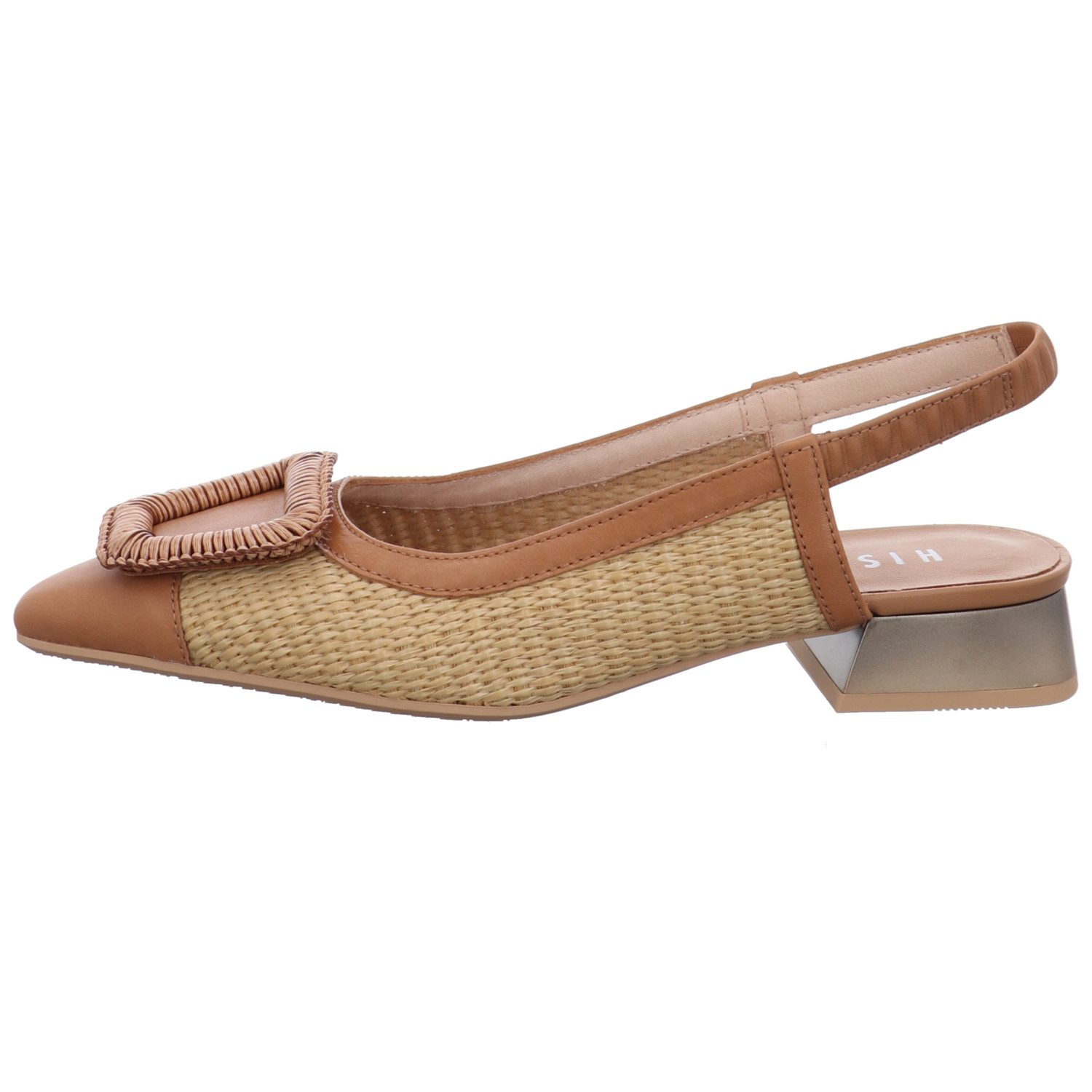 Hispanitas SOHO-V25 CUOIO RAFIA-V25 NATURAL Slingpumps günstig online kaufen