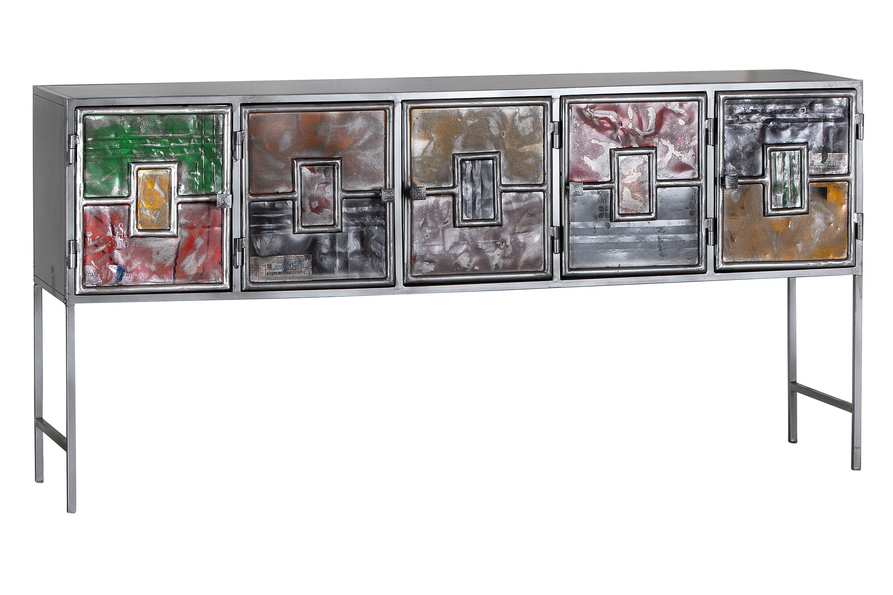 GILDE Kommode GILDE Sideboard PopArt - mehrfarbig - H. 75cm x B. 153cm
