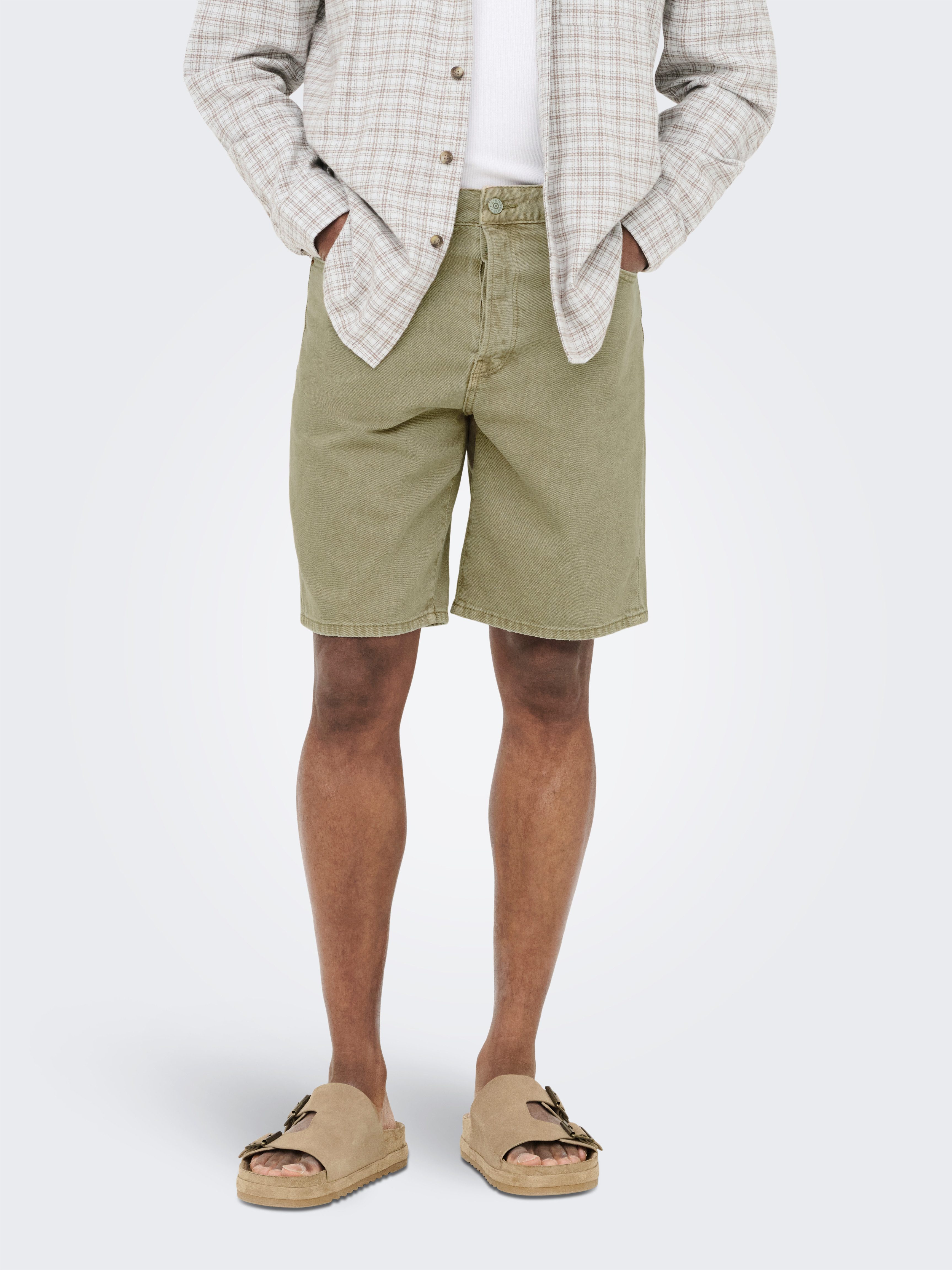 ONLY & SONS Shorts ONSEDGE SAND 7981 TAI DNM SHORTS NOOS