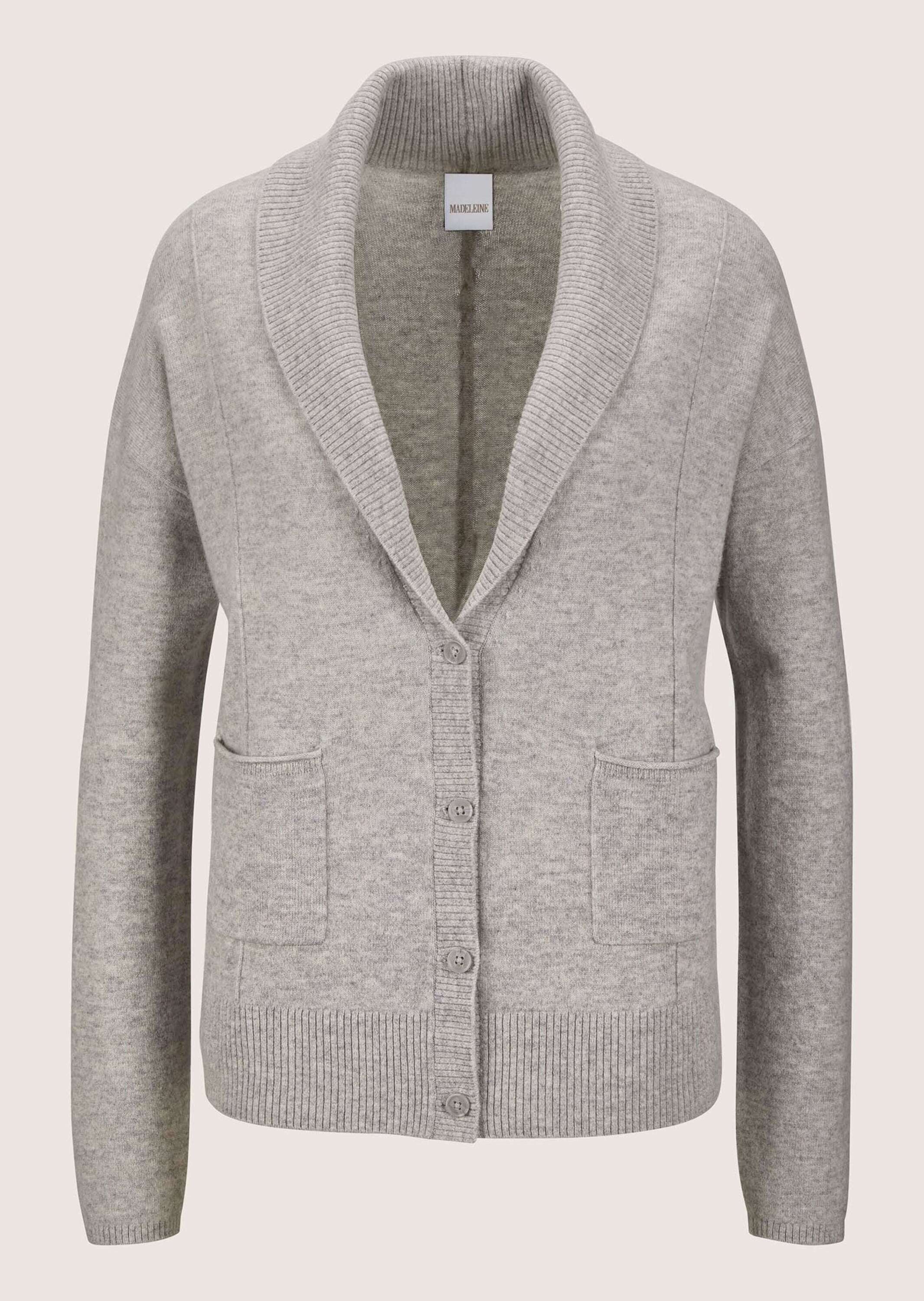MADELEINE Strickjacke Strickjacke mit Good Cashmere