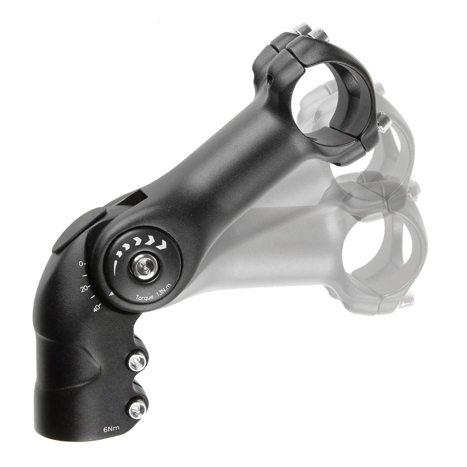 Lenkervorbau MTB Vorbau PROMAX Ahead 1 1/8 Zoll verstellbar -25 bis 90 Grad