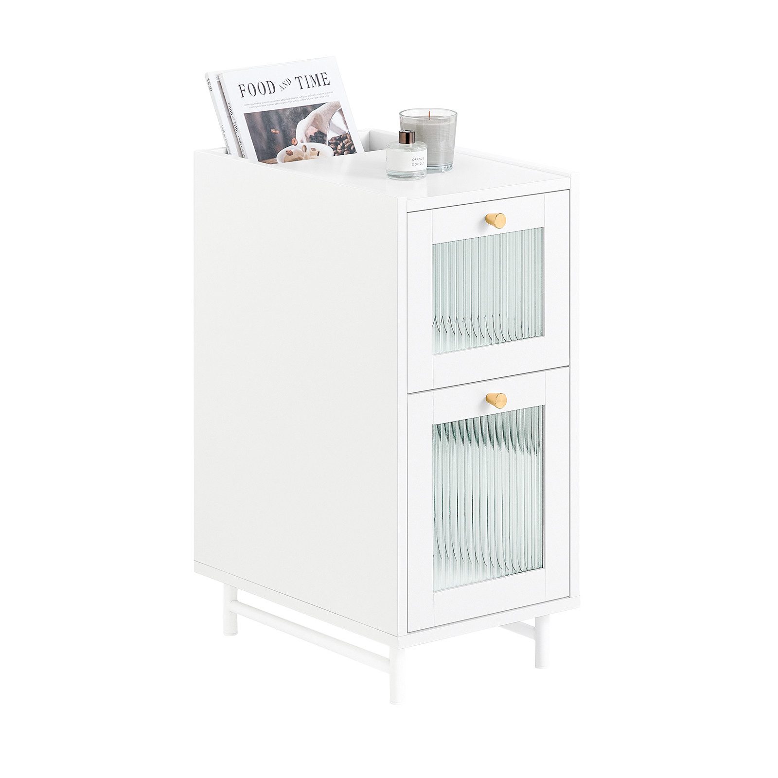 SoBuy Nachttisch FBT139, Nachtschrank Beistelltisch schmal günstig online kaufen
