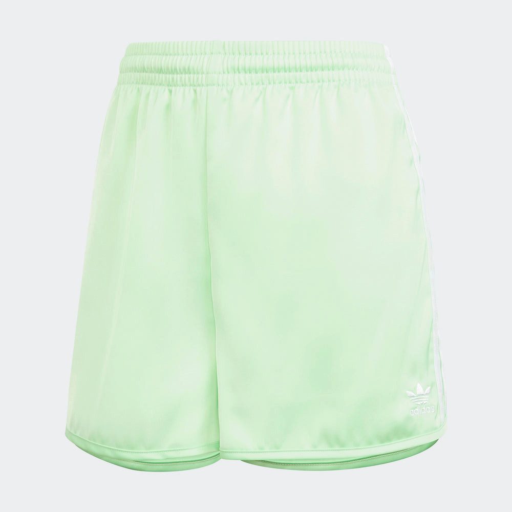 Adidas originals 3 stripe shorts green hot sale