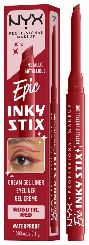 NYX PROFESSIONAL MAKEUP Eyeliner EPIC INKY STIX CREAM GEL EYELINER, ideal für definierte Lidstriche und vielfältige, ausdrucksstarke Looks