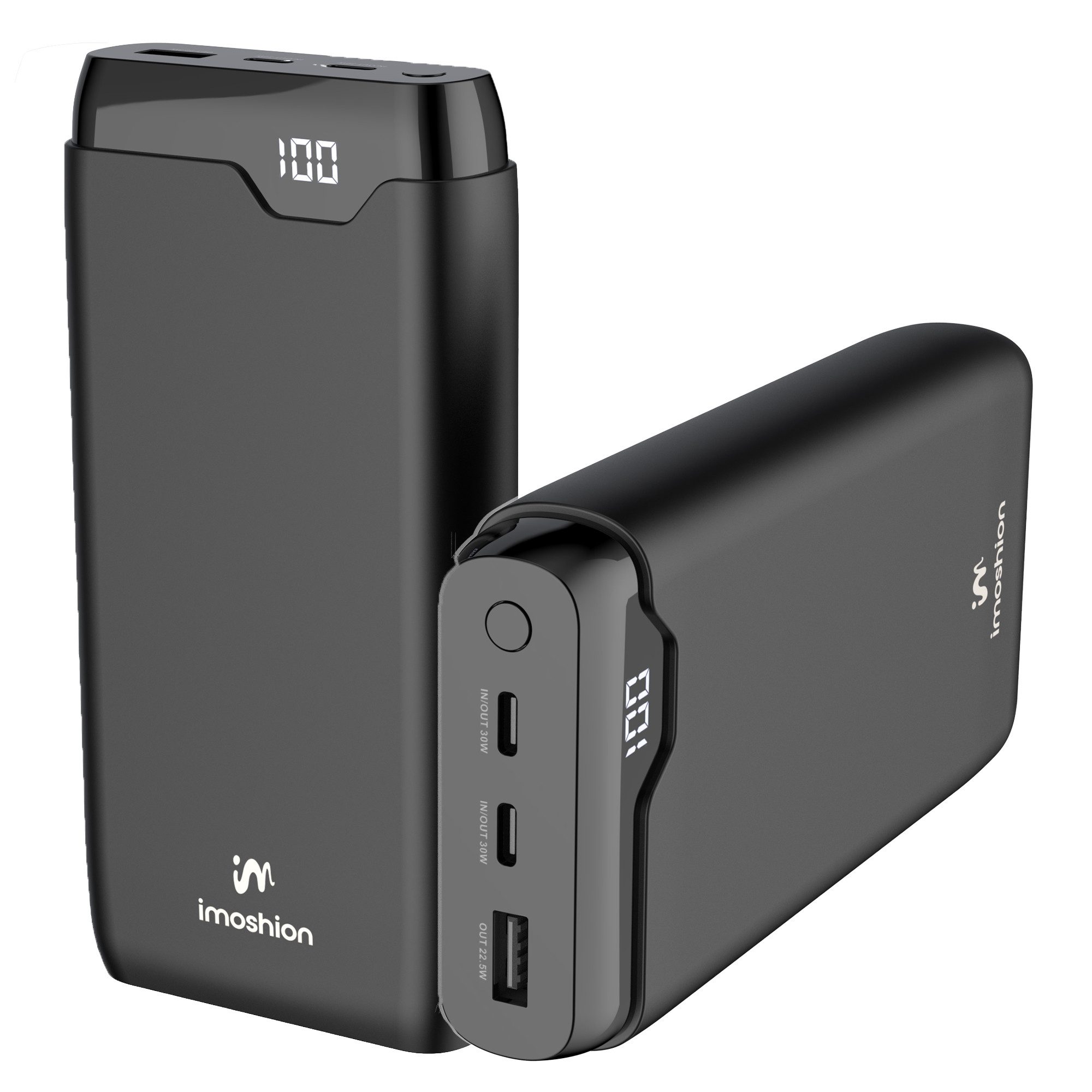 imoshion imoshion Powerbank - 27.000 mAh - Schnelles Aufladen und Power Deliver Powerbank (1 St)