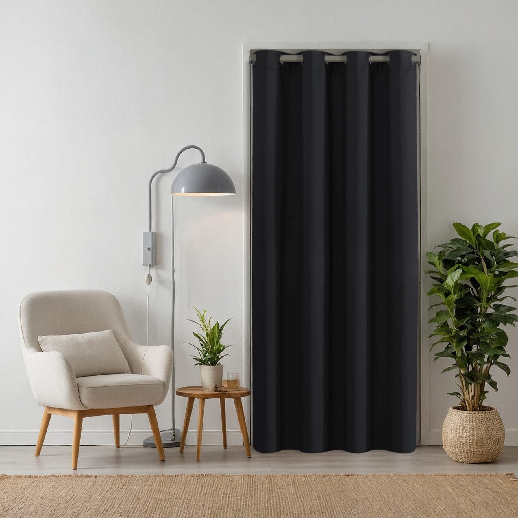 tinycurtains Türvorhang für alle gängigen Türgrößen, Thermovorhang (ohne St günstig online kaufen