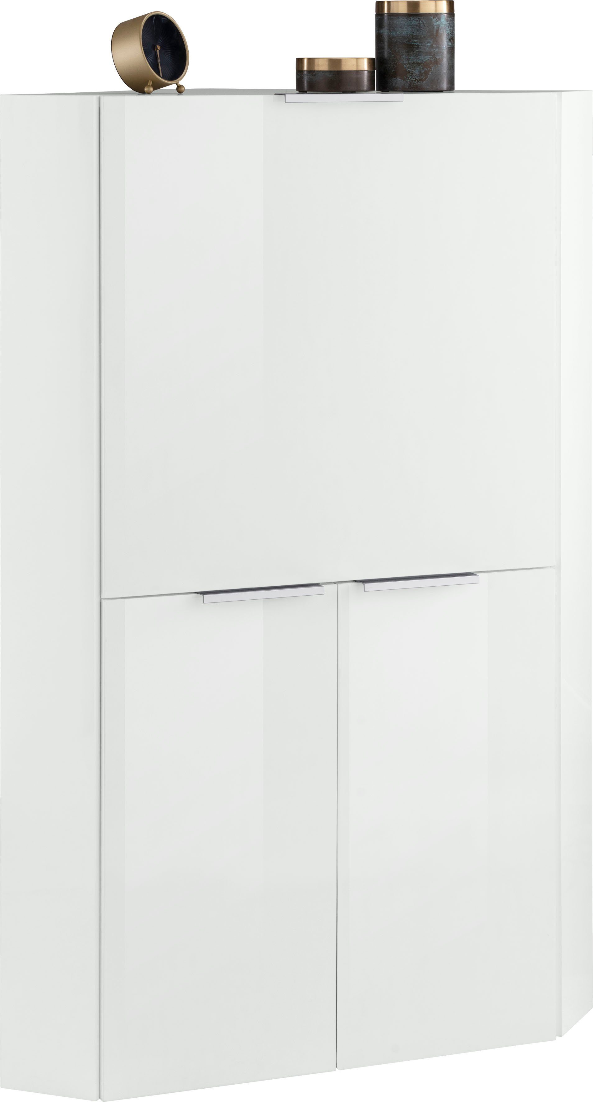 Home affaire Sekretär Dalia, Sekretär, Eckschreibtisch mit Stauraum, Breite 90 cm, Made in Italy