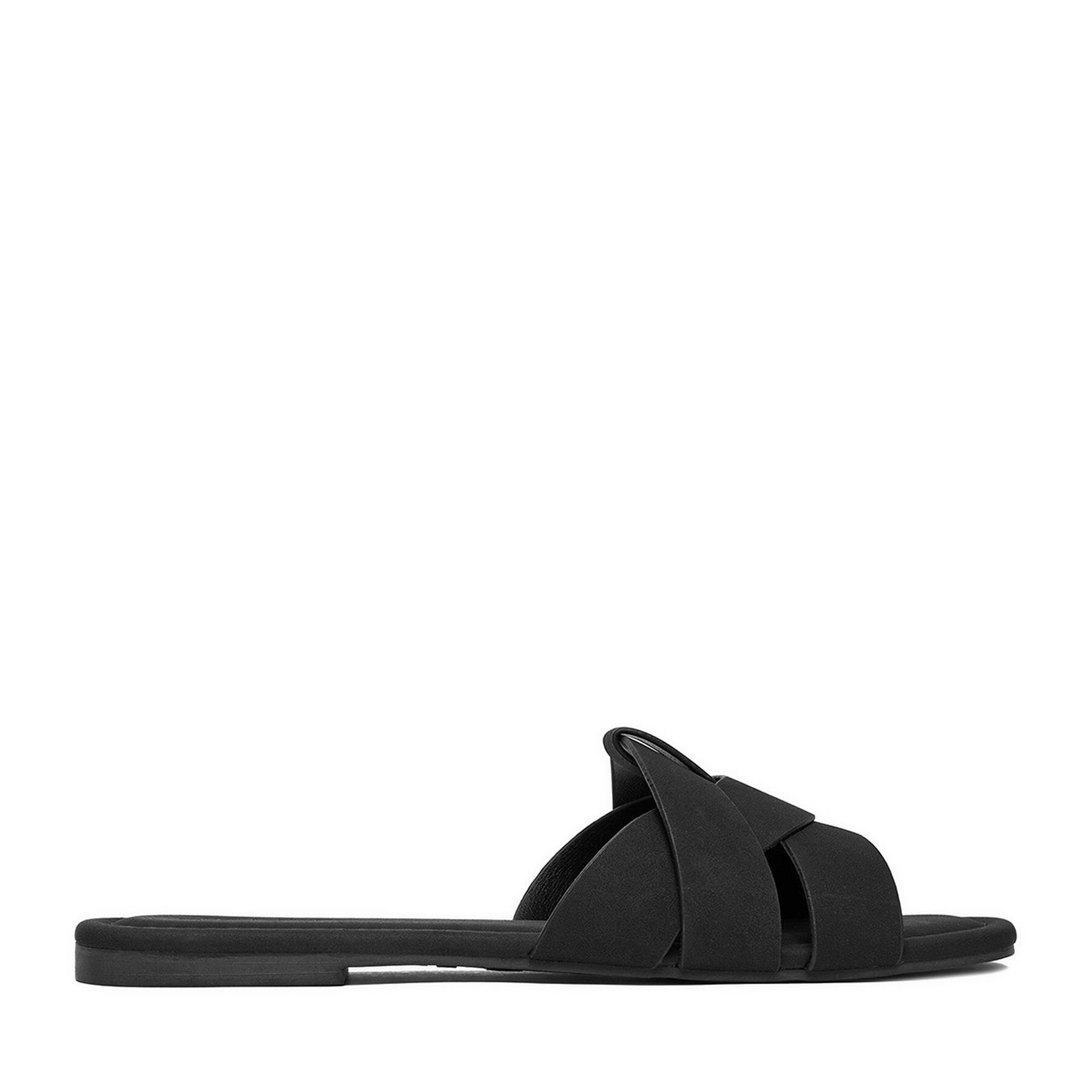 Jenny Jenny Damen-Flip-Flops, Schwarz Badepantolette