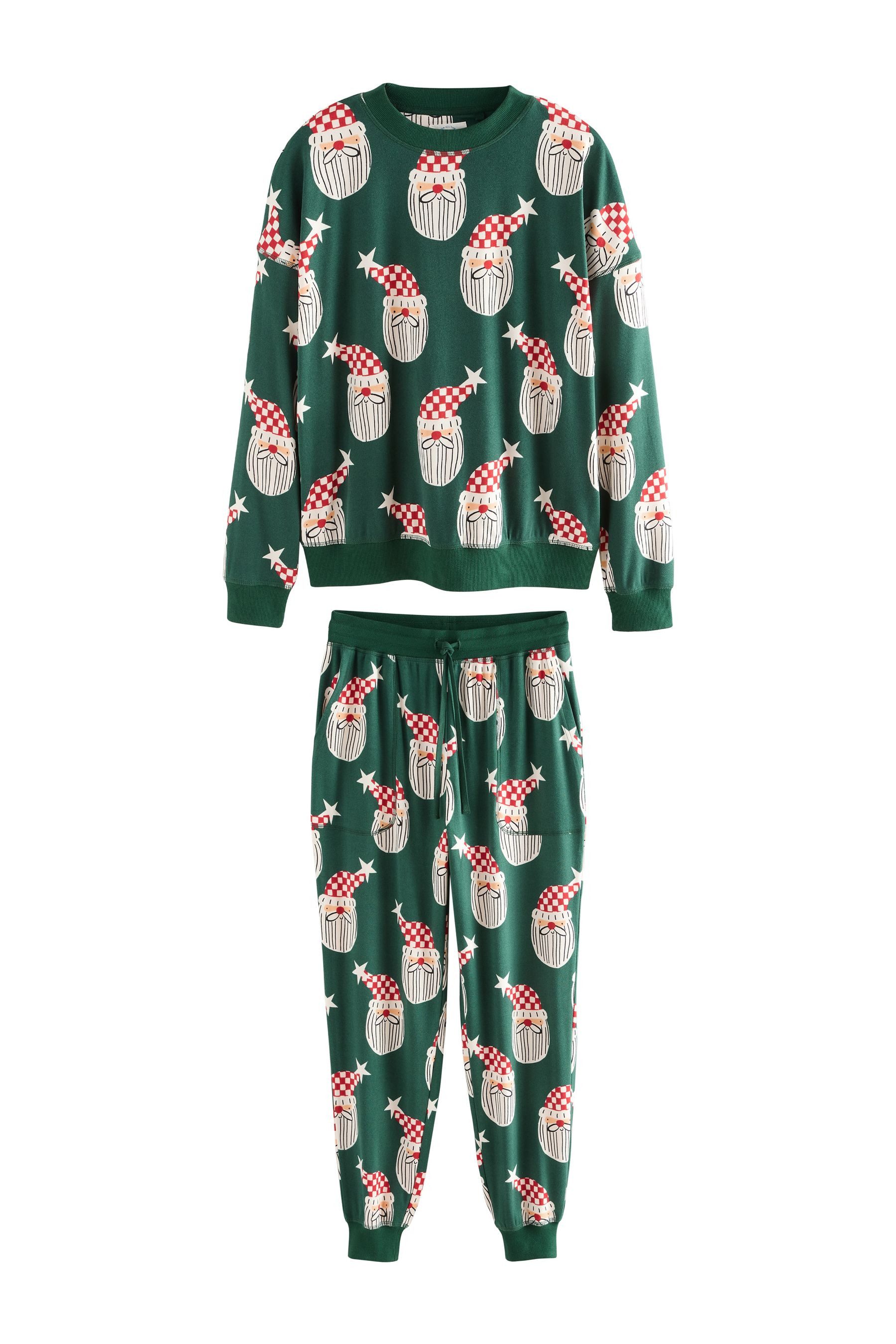 Next Pyjama Langärmeliger Familien-Schlafanzug, Weihnachten (2 günstig online kaufen