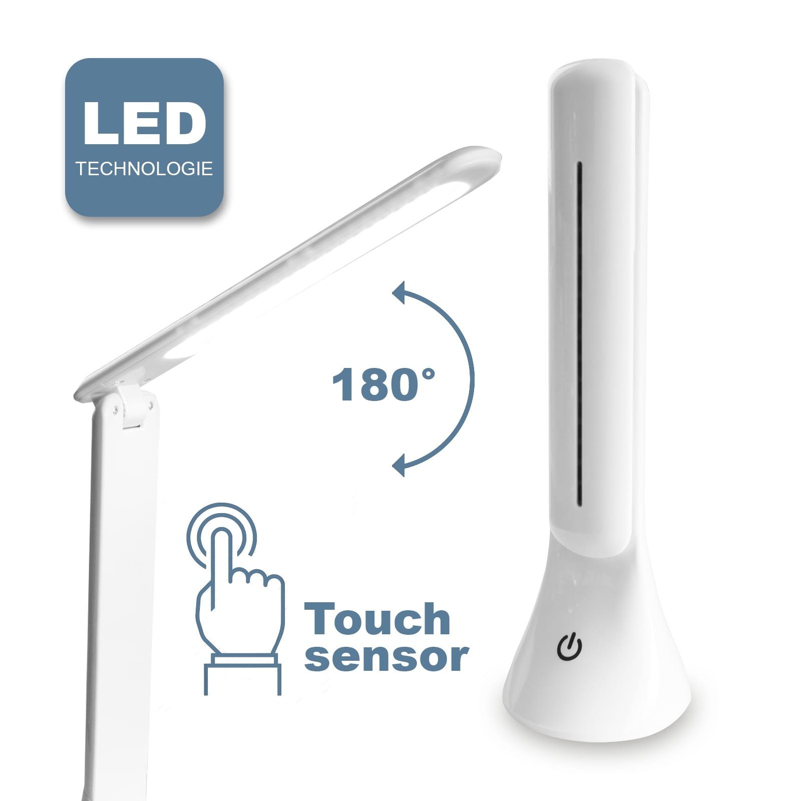 EAXUS LED Schreibtischlampe Moderne Touch Tischleuchte günstig online kaufen