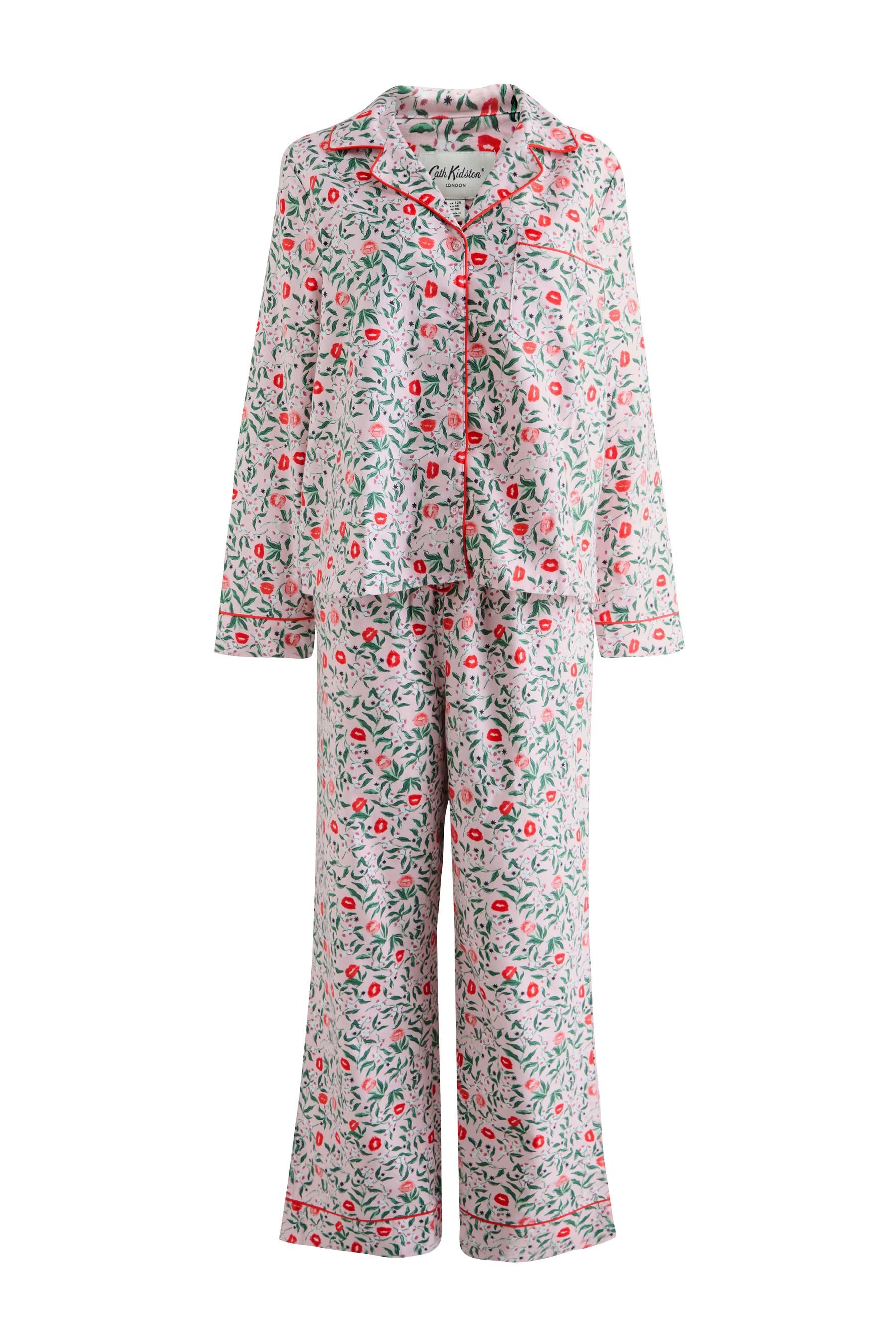 Cath Kidston Pyjama Cath Kidston Schlafanzug mit Knopfleiste (2 tlg)