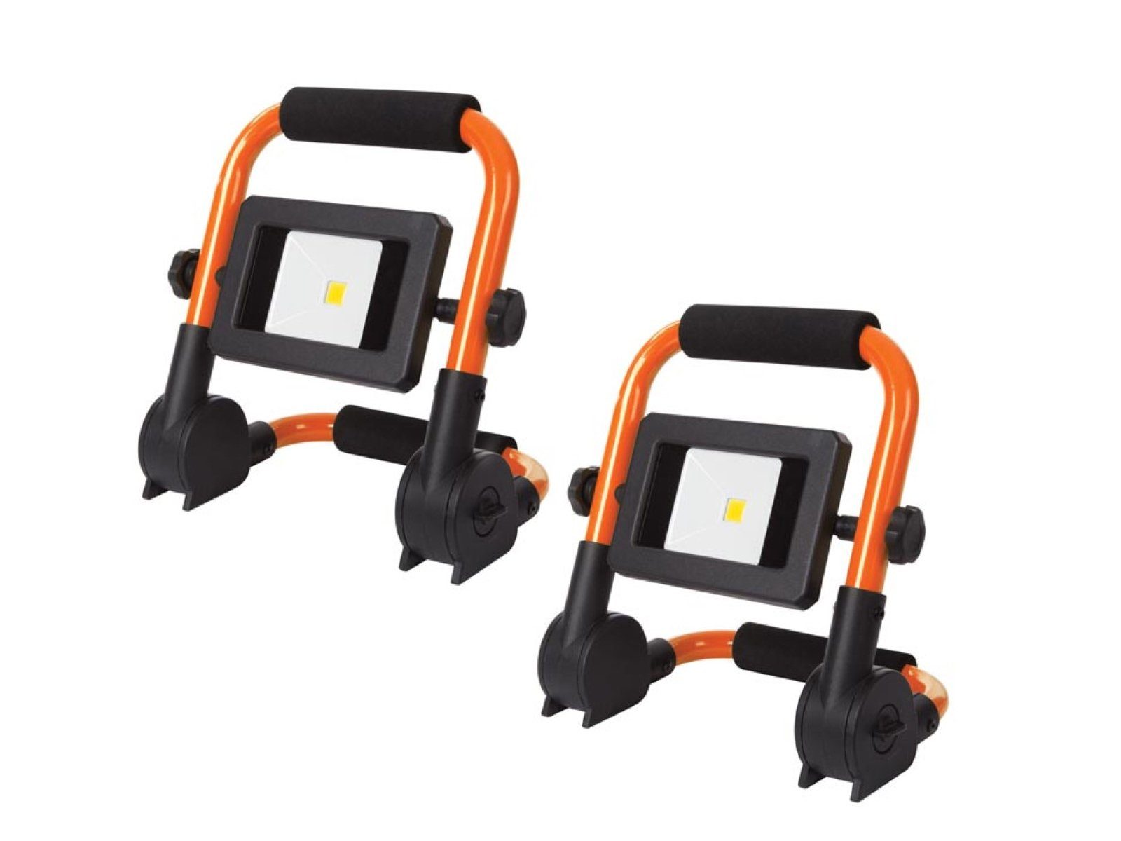 Arbeits Neutralweiß, IP Setpoint Werkstatt-Lampen, 2x Baustrahler, LED 65, Bau-Leuchten PEREL LED fest 10Watt Handlampen integriert,