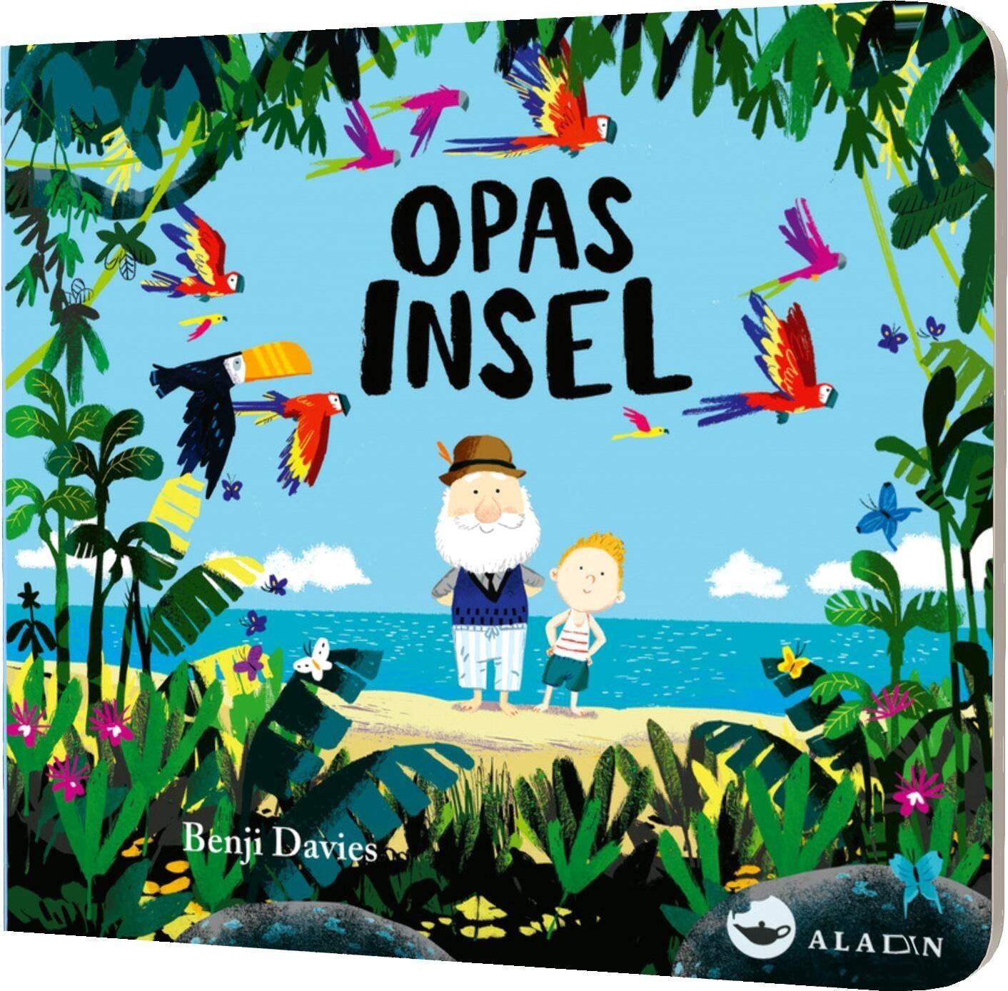 Opas Insel / Benji Davies, Pappbilderbuch ab 18 Monaten