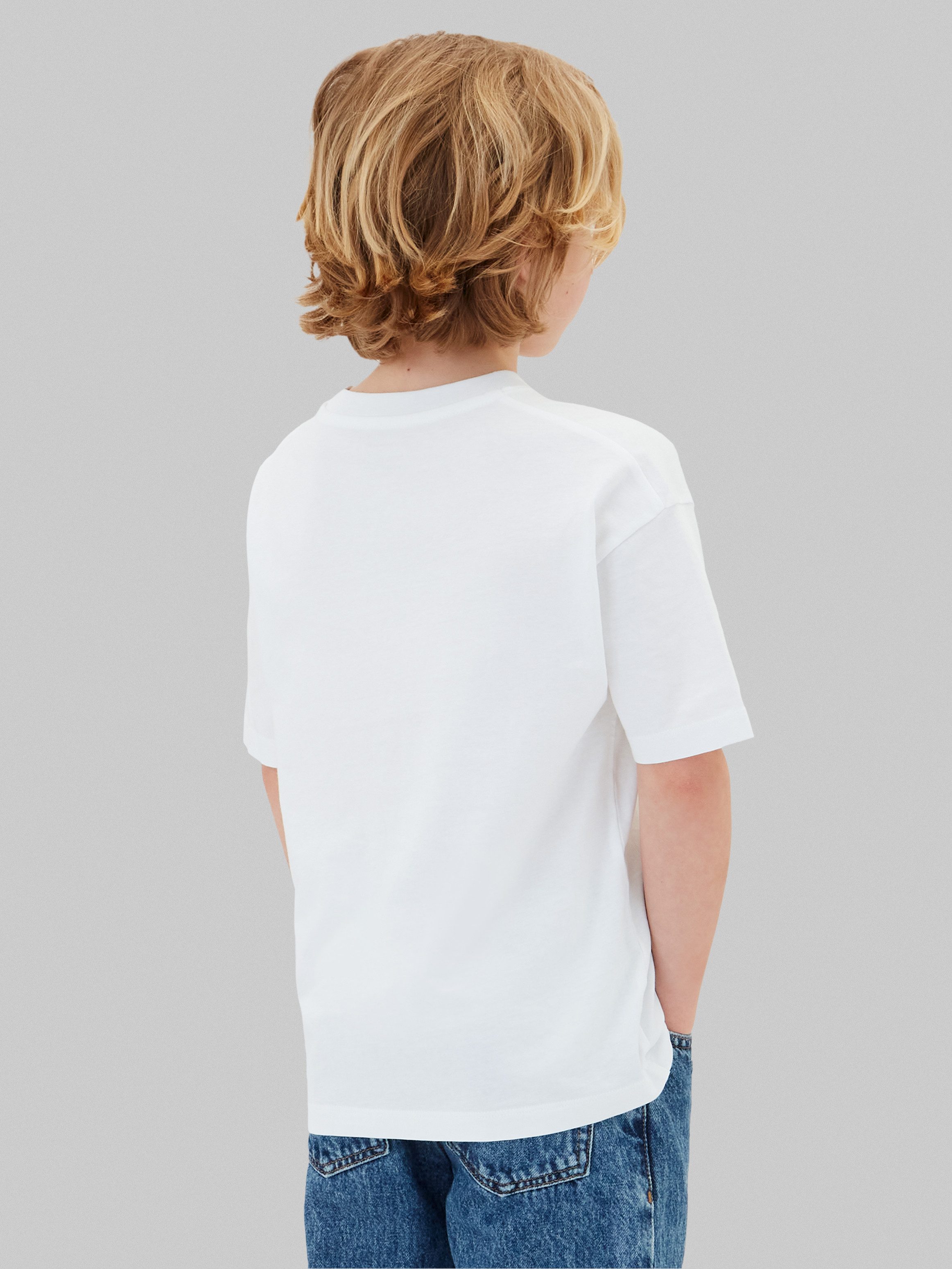 Calvin Klein Jeans T-Shirt (Packung, 2-tlg) Reine Baumwolle, Regular Fit, Logodruck