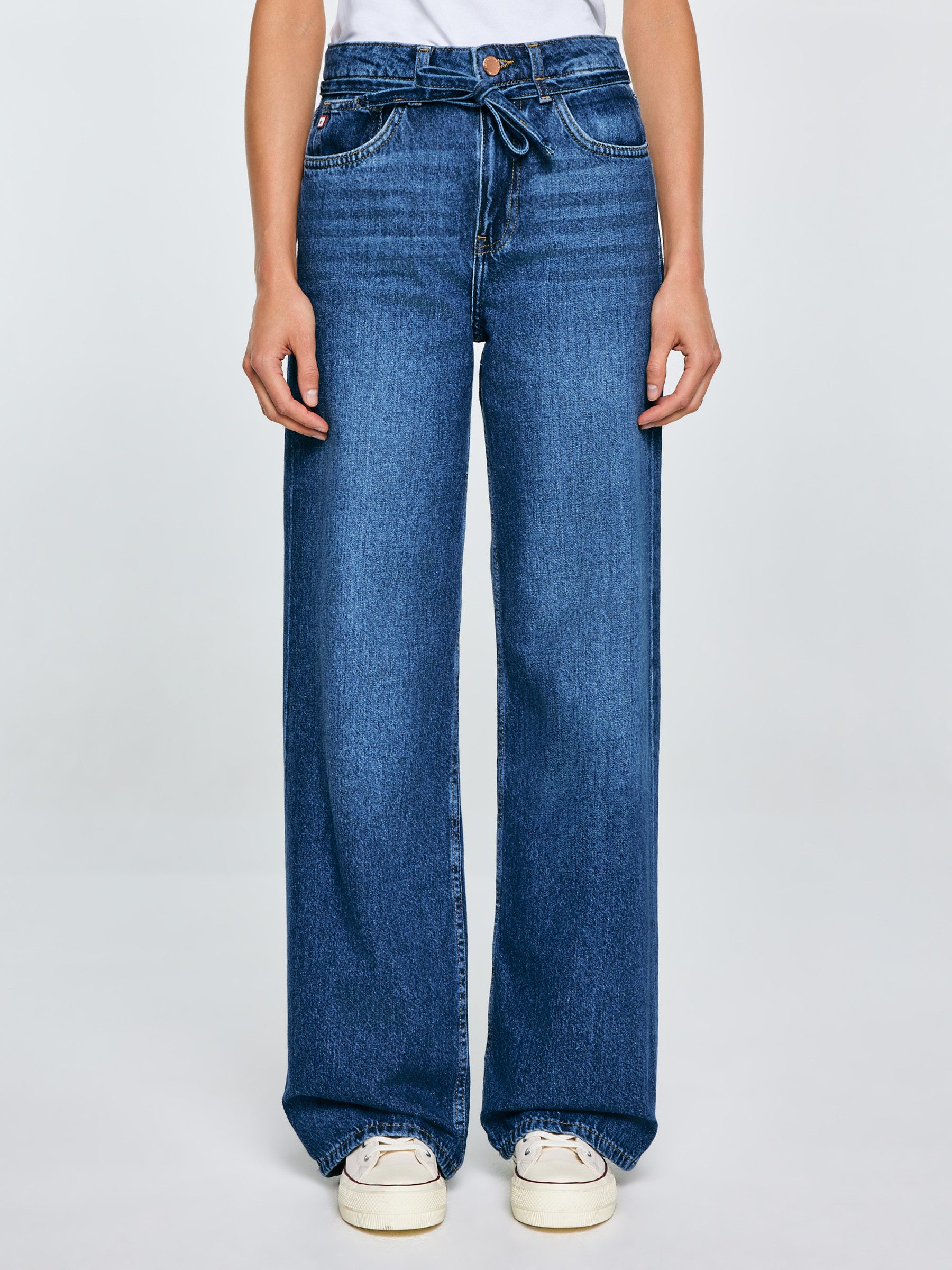 BIG STAR Weite Jeans ATREA hohe Leibhöhe günstig online kaufen