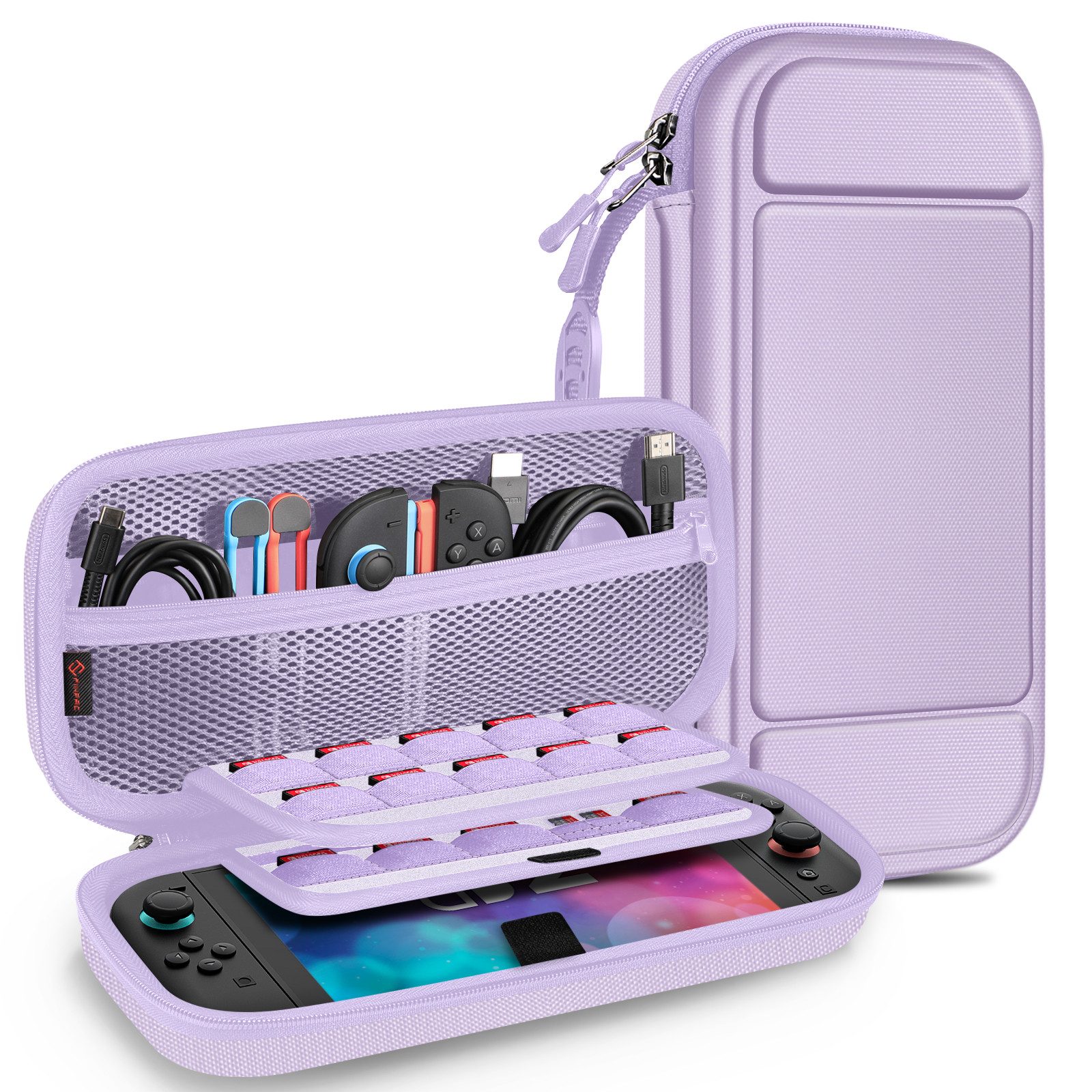 Fintie Nintendo-Schutzhülle Tasche für Nintendo Switch 2(2025 Modell) - Tragetasche, mit 20 Spielkartenhaltern und Haltegurt für Switch Konsole und Zubehör