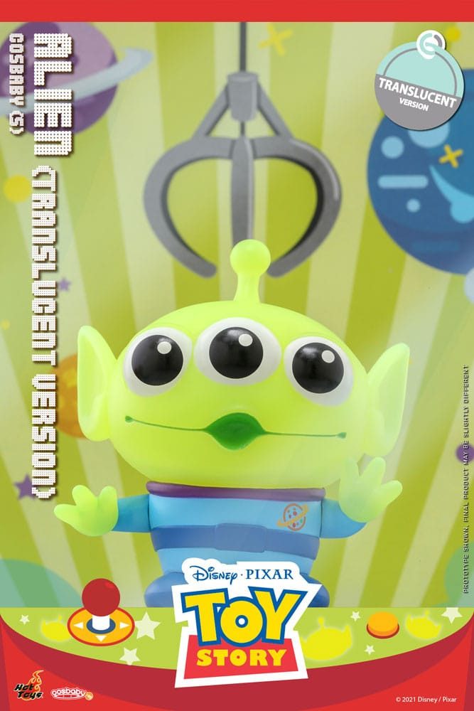 Hot Toys Merchandise-Figur Toy Story Cosbaby (S) Minifigur Alien (Translucent Version) 10 cm